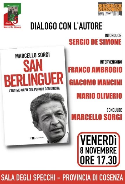 Presentazione del libro di Marcello Sorgi San Berlinguer