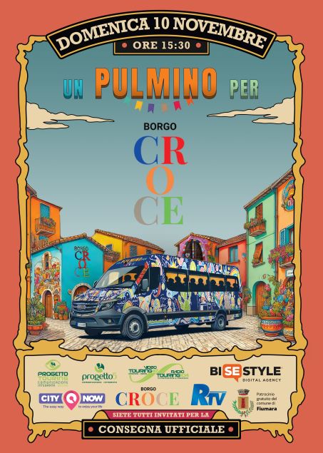 Borgo Croce: domenica 10 Novembre la festa per il nuovo pulmino