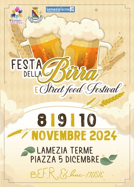 Festa della Birra e Street Food Festival a Lamezia