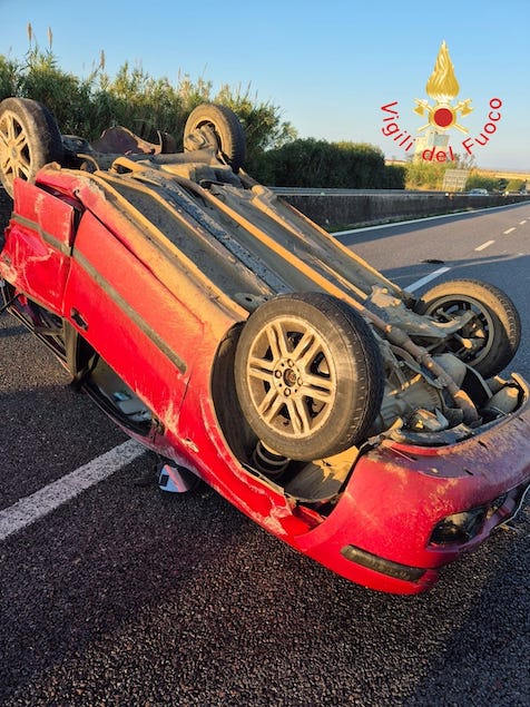 Lamezia. Incidente stradale sulla SS280, quattro feriti