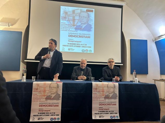 Mimmo Nunnari ha presentato il libro Democristiani a Lamezia.1