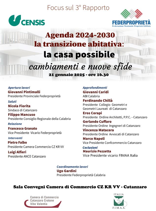 convegno sulle esigenze e le politiche abitative