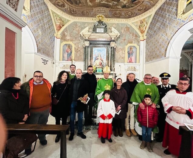 Nocera Terinese. Benedetti gli affreschi restaurati nella Chiesa dell'Annunziata