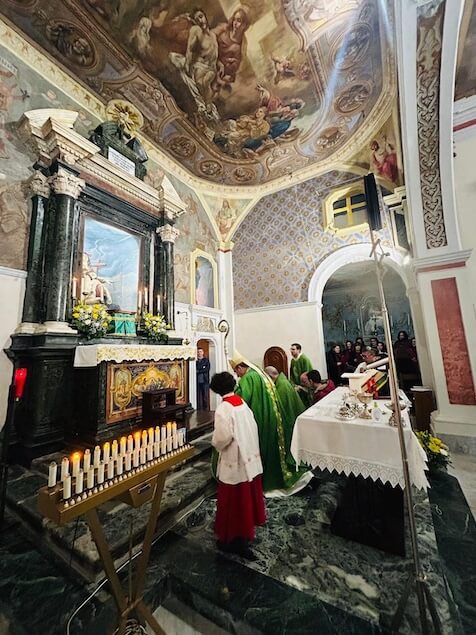 Nocera Terinese. Benedetti gli affreschi restaurati nella Chiesa dell'Annunziata