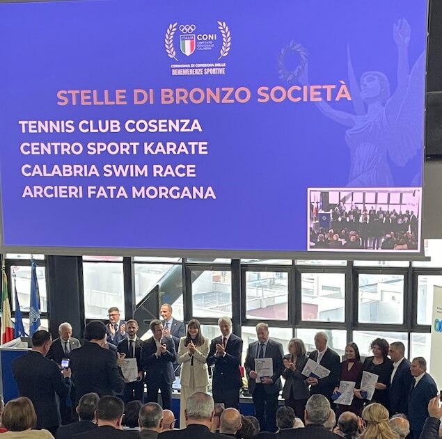 Il Centro Sport Karate riceve la Stella di Bronzo del CONI