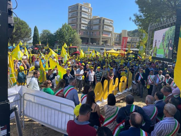 Manifestazione Coldiretti Cinghiali