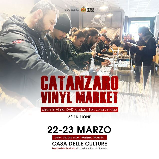 Weekend imperdibile per appassionati di musica e dischi con il Catanzaro Vinyl Market