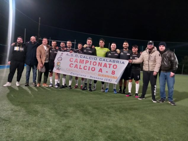 La Longobarda campione di calcio A8 ASC dell’Alto Cosentino